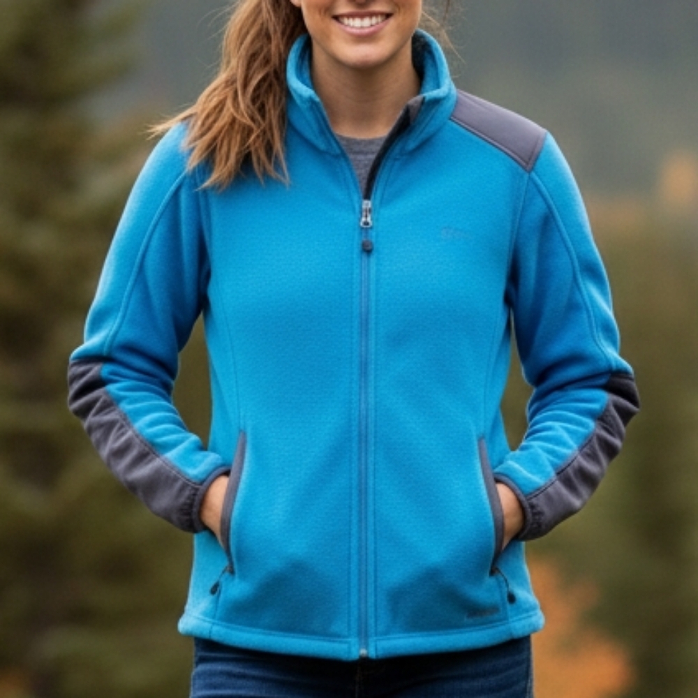 L.L. Bean M Gorpcore Activewear Outdoor Polartec Wind Resistant Fleece Jacket